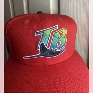 Tampa Bay Rays Inaugural Season 1998 Patch 7 5/8 Fitted
